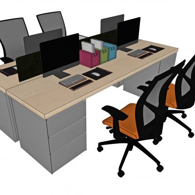 现代办公桌椅，办公桌，员工位，工作位，职员桌，桌上屏，工位，办公椅，桌椅，屏风工位，屏风，职员桌，职员椅，L型工位，L型屏风，直条屏风，直条工位