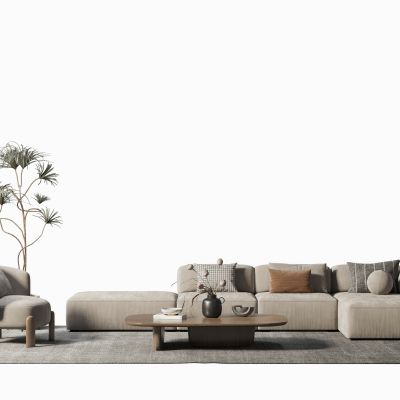 诧寂沙发茶几组合