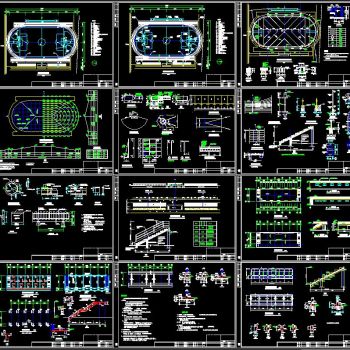 运动场地 篮球场 排球场 羽毛球场 网球场 CAD图库