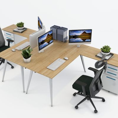 现代办公桌椅，办公桌，员工位，工作位，职员桌，桌上屏，工位，办公椅，桌椅，屏风工位，屏风，职员桌，职员椅，L型工位，L型屏风，直条屏风，直条工位