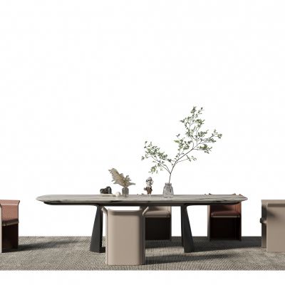 现代餐桌椅组合