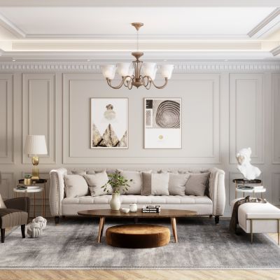 美式客厅
