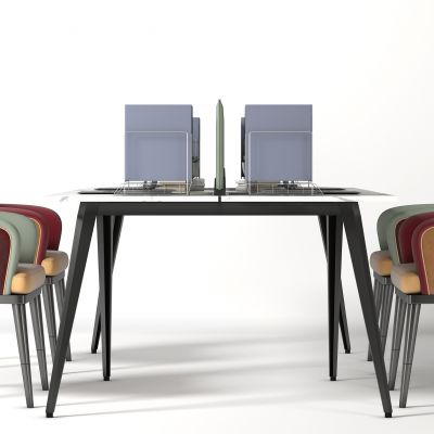 现代办公桌椅，办公桌，员工位，工作位，职员桌，桌上屏，工位，办公椅，桌椅，屏风工位，屏风，职员桌，职员椅，L型工位，L型屏风，直条屏风，直条工位