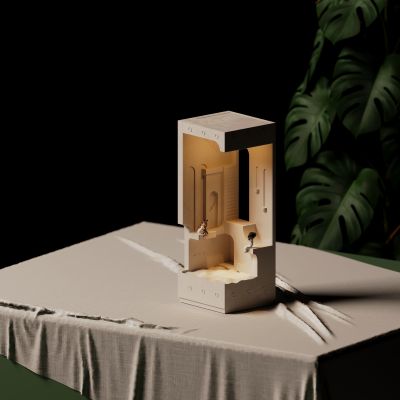 现代石膏壁灯 嵌入式墙角内嵌壁灯  小夜灯