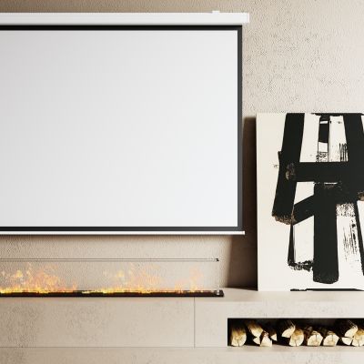 现代壁炉