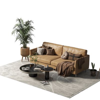 北欧风沙发茶几组合