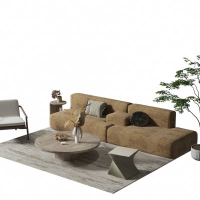 现代餐桌椅组合