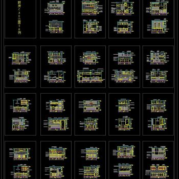 厨房38例CAD 详图