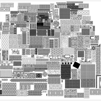 CAD中式雕花大全