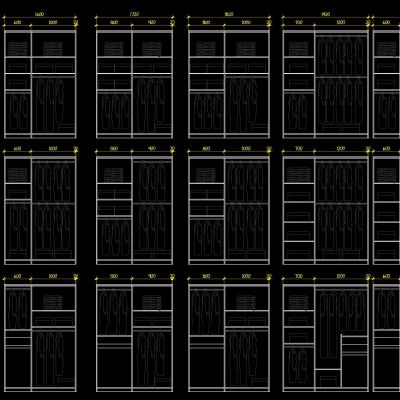 柜子图库CAD合集