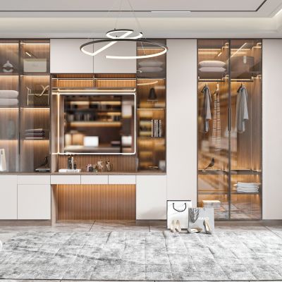 现代衣帽间