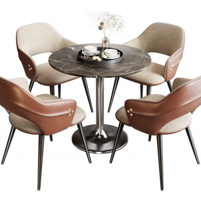 现代休闲桌椅组合