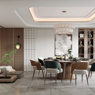 现代餐厅包间