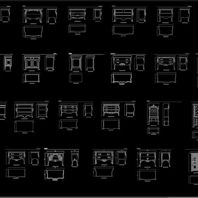 欧式柜子矮柜大全