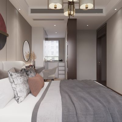 新中式卧室