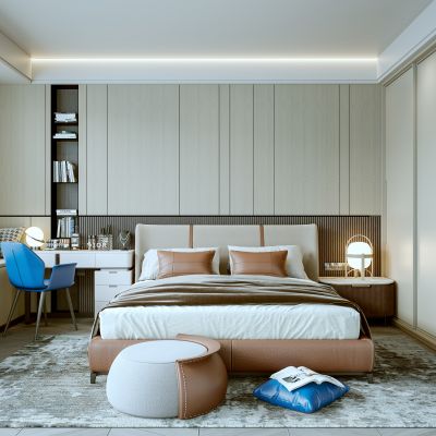 现代轻奢家居卧室