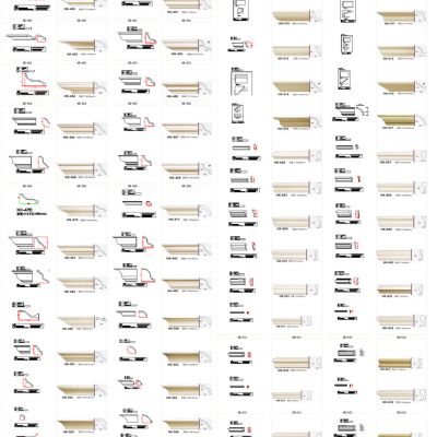 石膏线条 腰线 顶线 雕花线55款