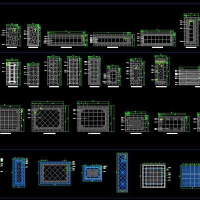 地面拼花CAD精选方案