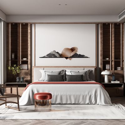 新中式风格主卧室