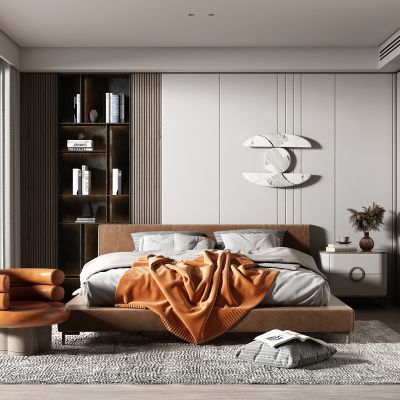 现代简约风格主卧室