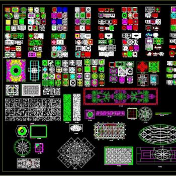 地面拼花 水刀 CAD图集