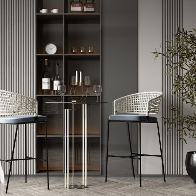 现代吧台吧椅