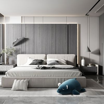 现代简约风格主卧室