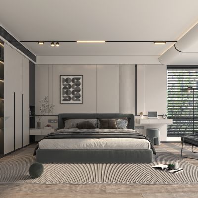 现代卧室