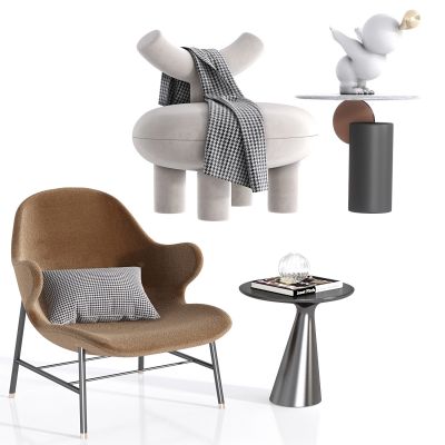 现代休闲椅，异形休闲椅，异形椅，圆几，茶几，洽谈椅，洽谈沙发，休闲沙发