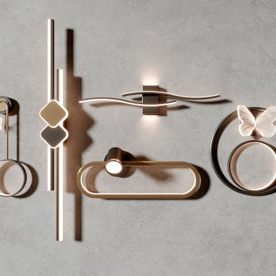 现代壁灯 金属壁灯 艺术壁灯 轻奢壁灯 简约壁灯 圆形壁灯 椭圆形壁灯