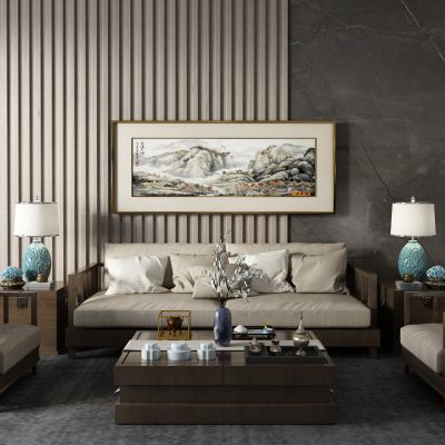 中式实木沙中式实木沙发发