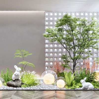 庭院植物景观小品