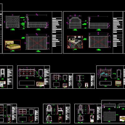 欧式精品家俱CAD加实景照