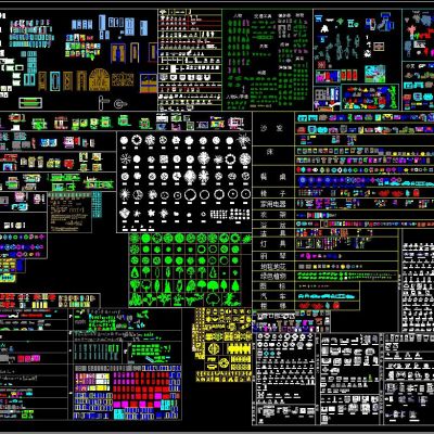 室内装修 CAD图库