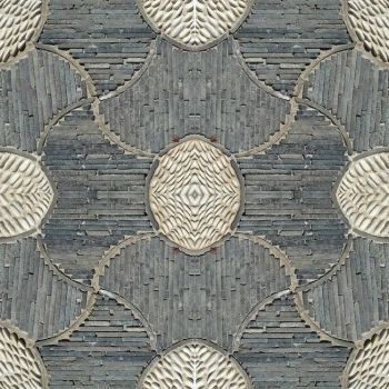 高清中式碎拼铺装