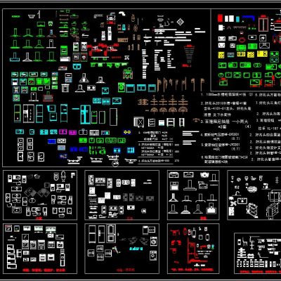 橱柜公司 平立面专用CAD图库