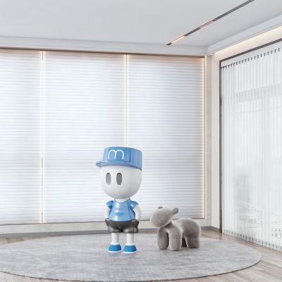 现代百叶帘 窗帘 卷帘