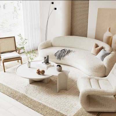 侘寂风沙发茶几组合