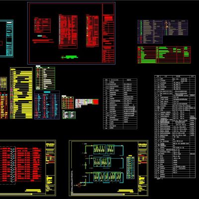 电插座开关电器灯具排气扇图标CAD大全