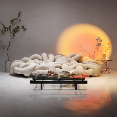 Cassina现代沙发茶几组合