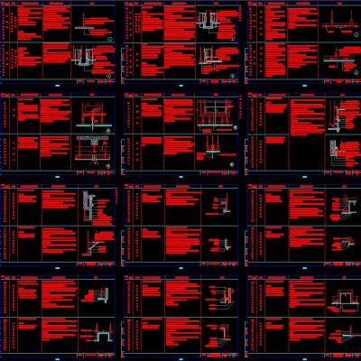 各类吊顶大样节点图