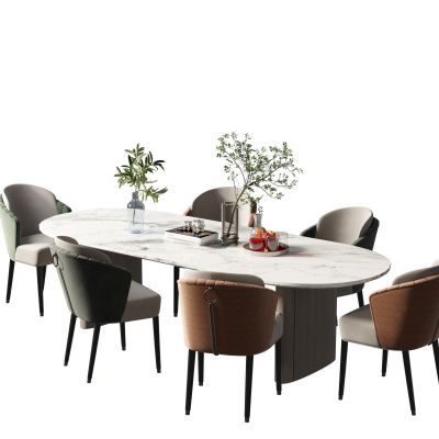 新中式餐桌椅组合