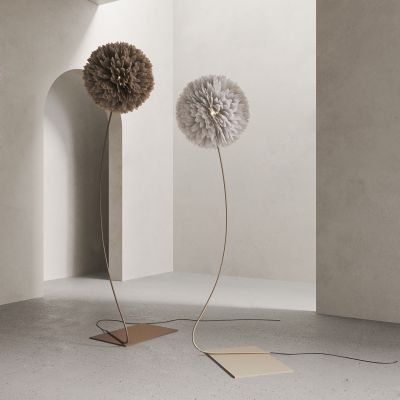 现代羽毛落地灯
