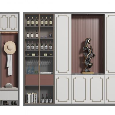新中式酒柜 鞋柜 装饰柜