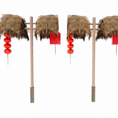 新中式路灯景观灯SU模型