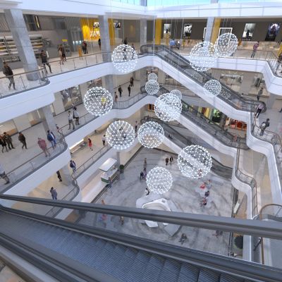 现代商场中庭