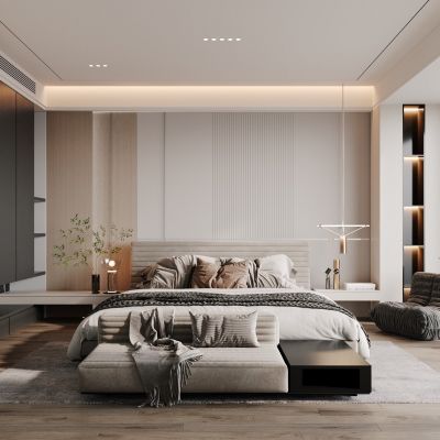 现代卧室