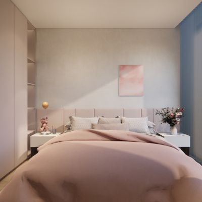 现代侘寂风家居卧室