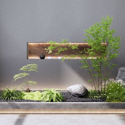 蕨类灌木景观小品