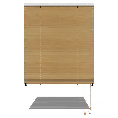 现代百叶帘卷帘竹帘遮阳帘百叶窗